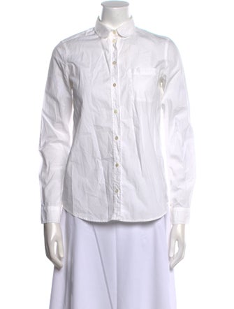 Sézane Long Sleeve Button-Up Top