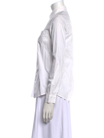 Sézane Long Sleeve Button-Up Top