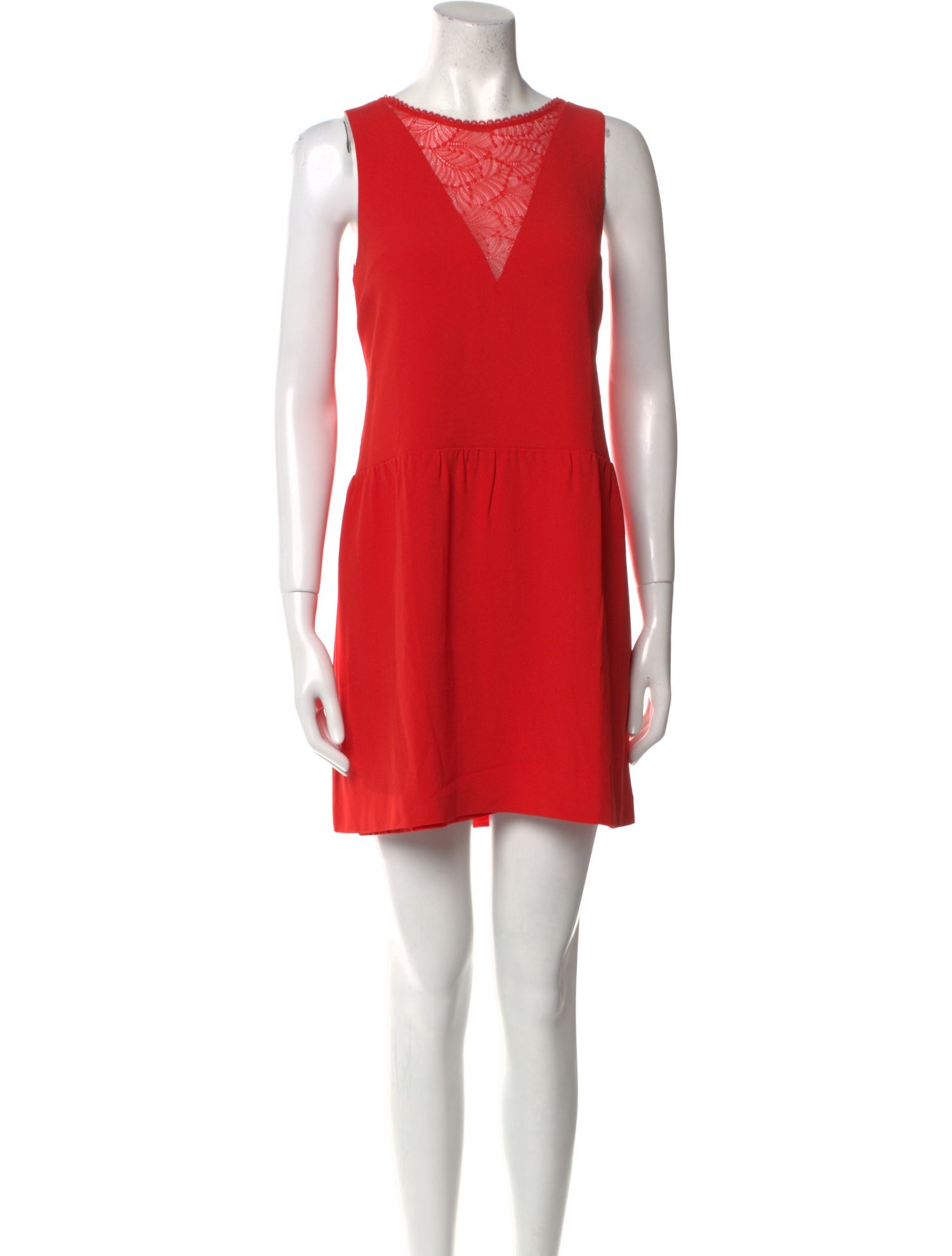 Sézane Bateau Neckline Mini Dress