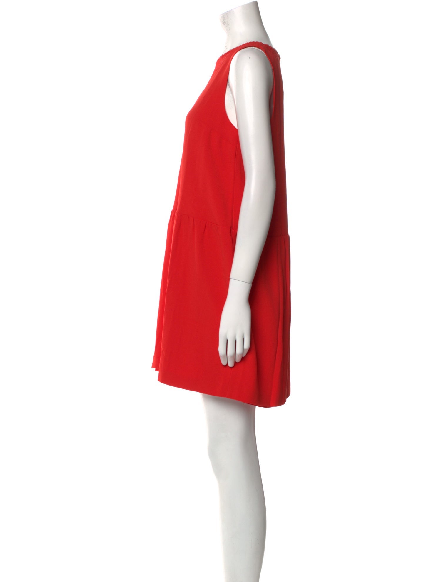 Sézane Bateau Neckline Mini Dress