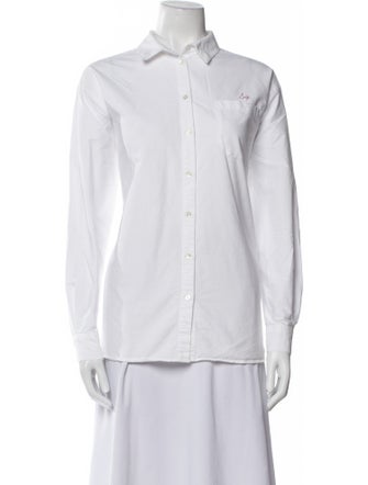 Sézane Long Sleeve Button-Up Top
