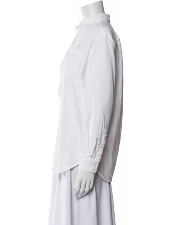 Sézane Long Sleeve Button-Up Top