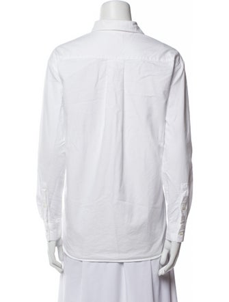 Sézane Long Sleeve Button-Up Top