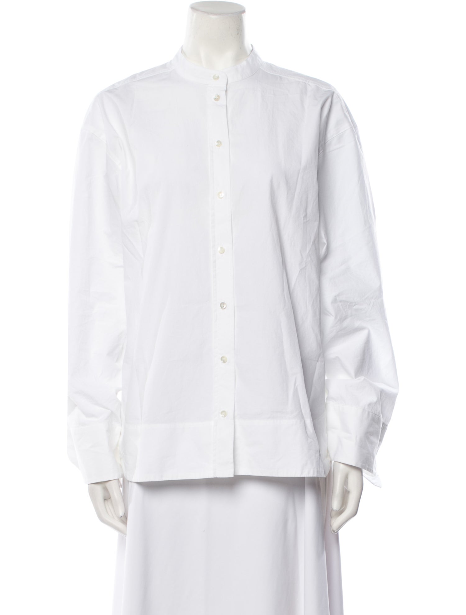 Sézane Long Sleeve Button-Up Top