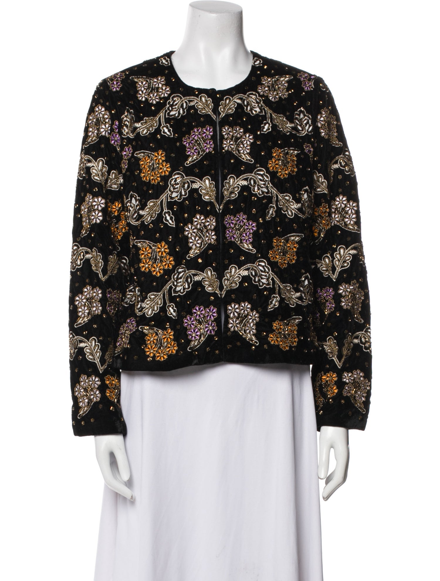 Sézane Printed Evening Jacket