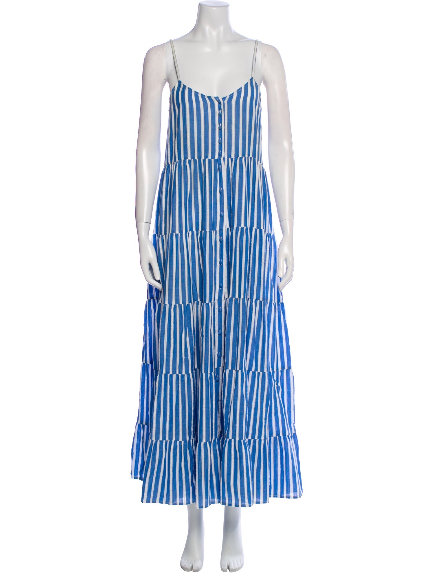 Sézane Striped Long Dress