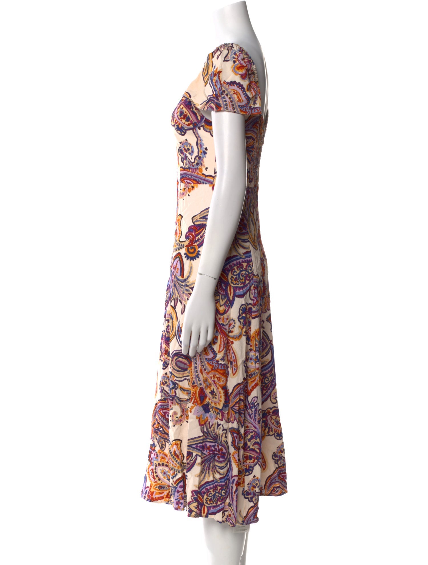 Sézane Printed Midi Length Dress