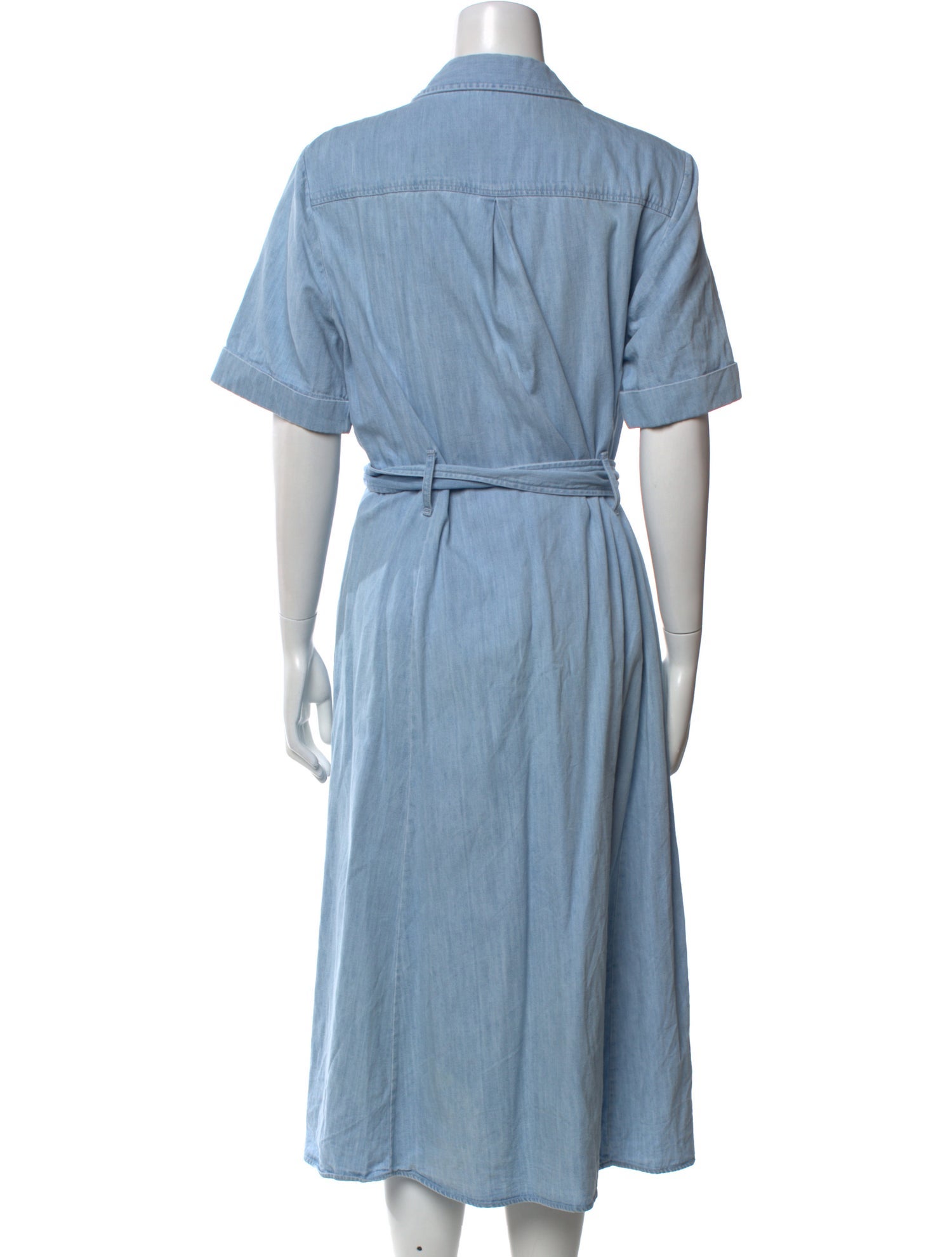 Sézane Mock Neck Midi Length Dress