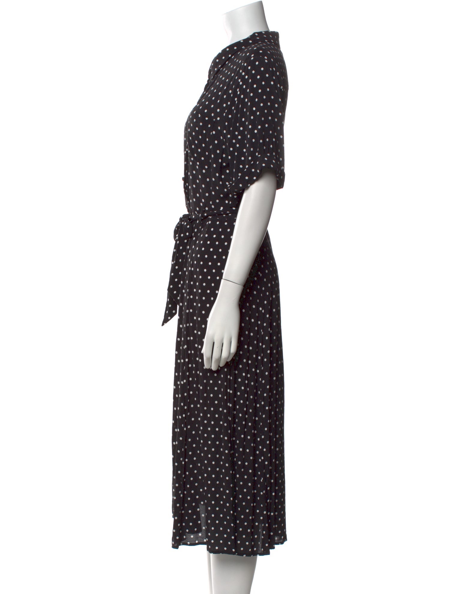 Sézane Silk Midi Length Dress