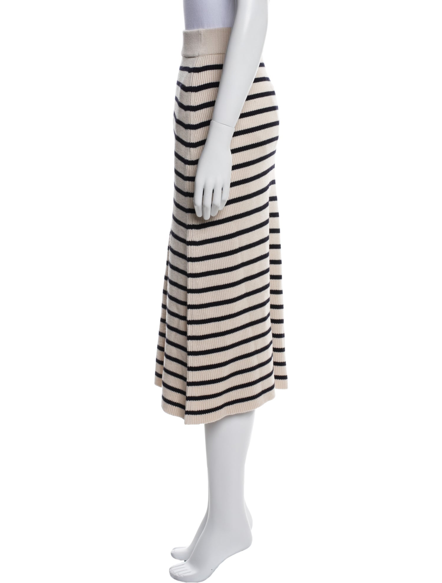 Sézane Striped Midi Length Skirt w/ Tags