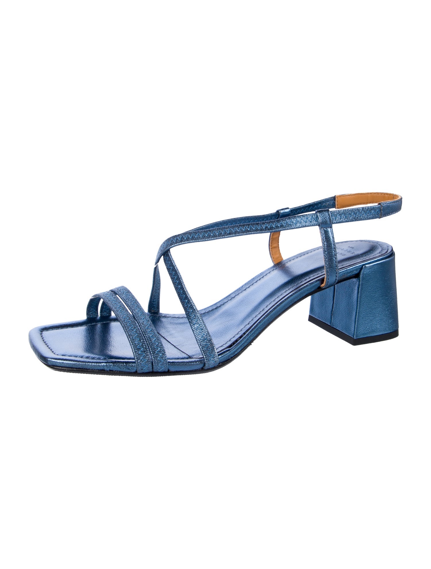 Sézane Leather Slingback Sandals