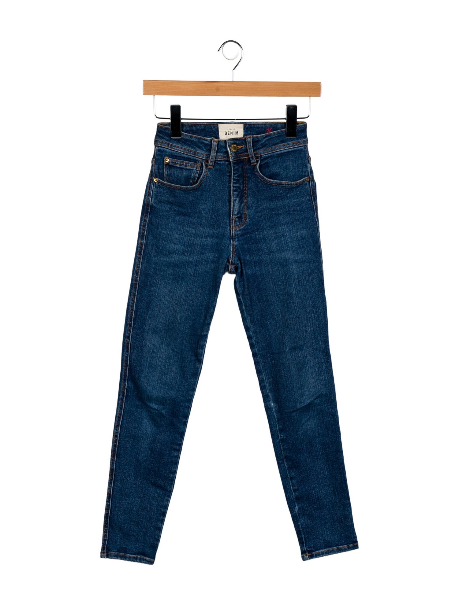 Sézane Mid-Rise Skinny Leg Jeans