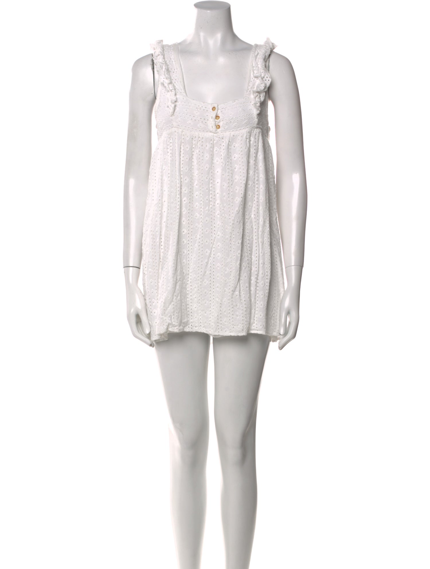 Sézane Square Neckline Mini Dress