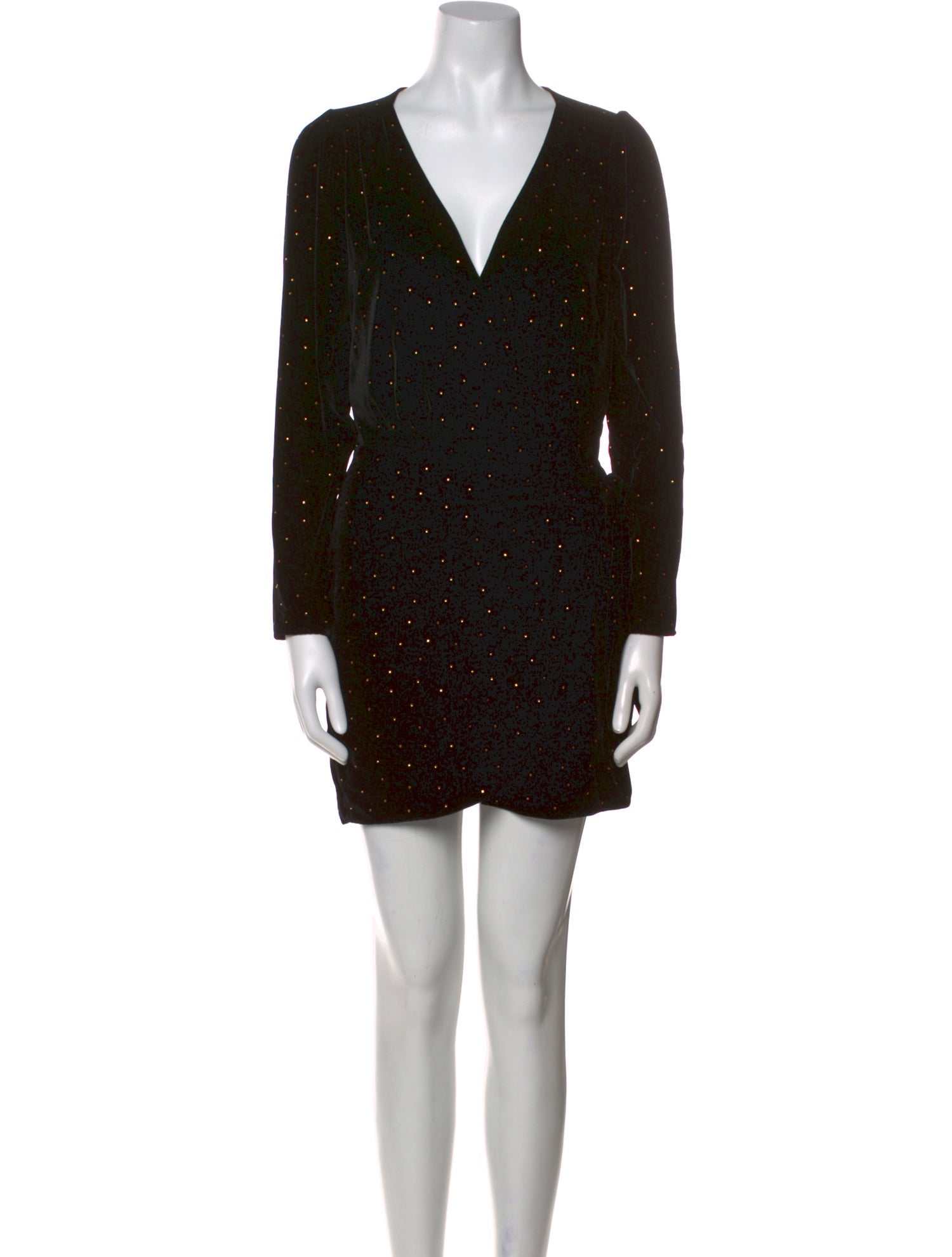 Sézane V-Neck Mini Dress