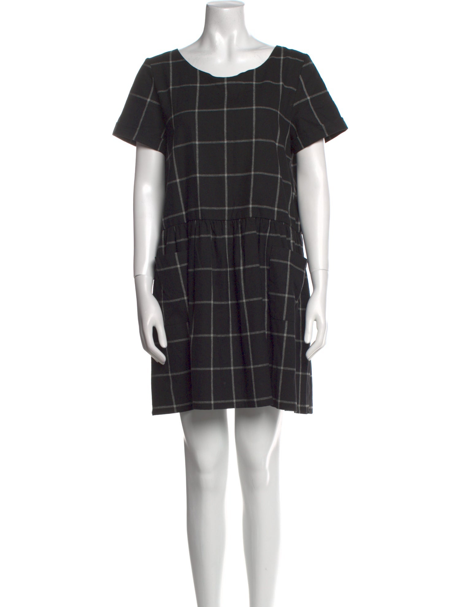 Sézane Plaid Print Mini Dress w/ Tags