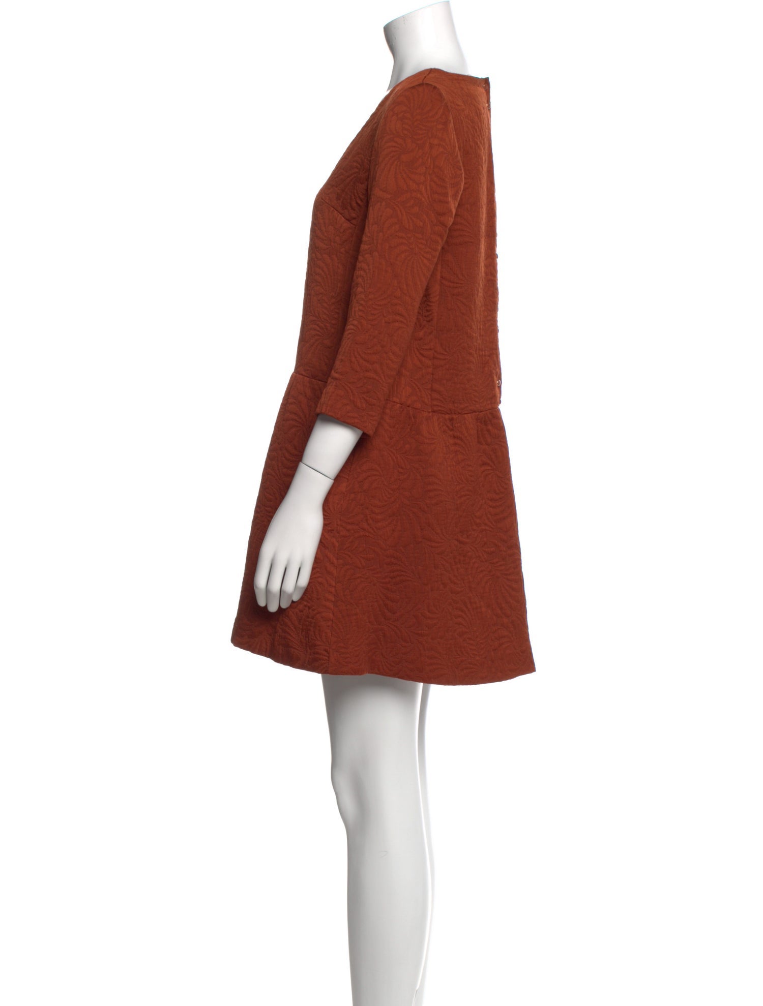 Sézane V-Neck Mini Dress