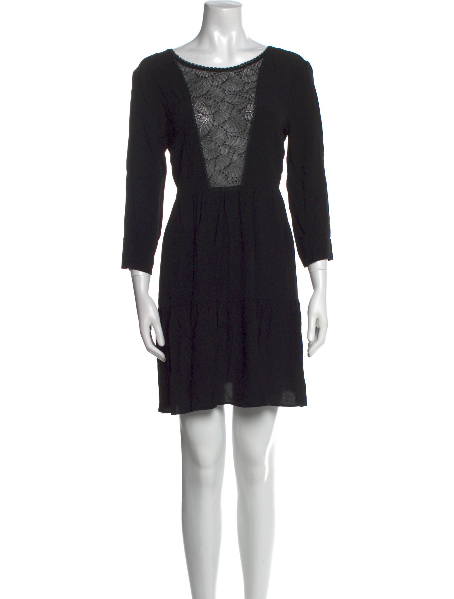 Sézane Scoop Neck Mini Dress