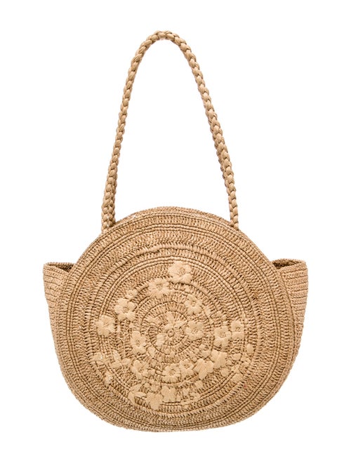 Sézane Raffia Evening Bag