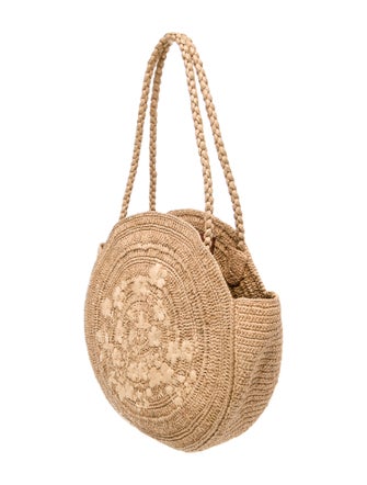 Sézane Raffia Evening Bag