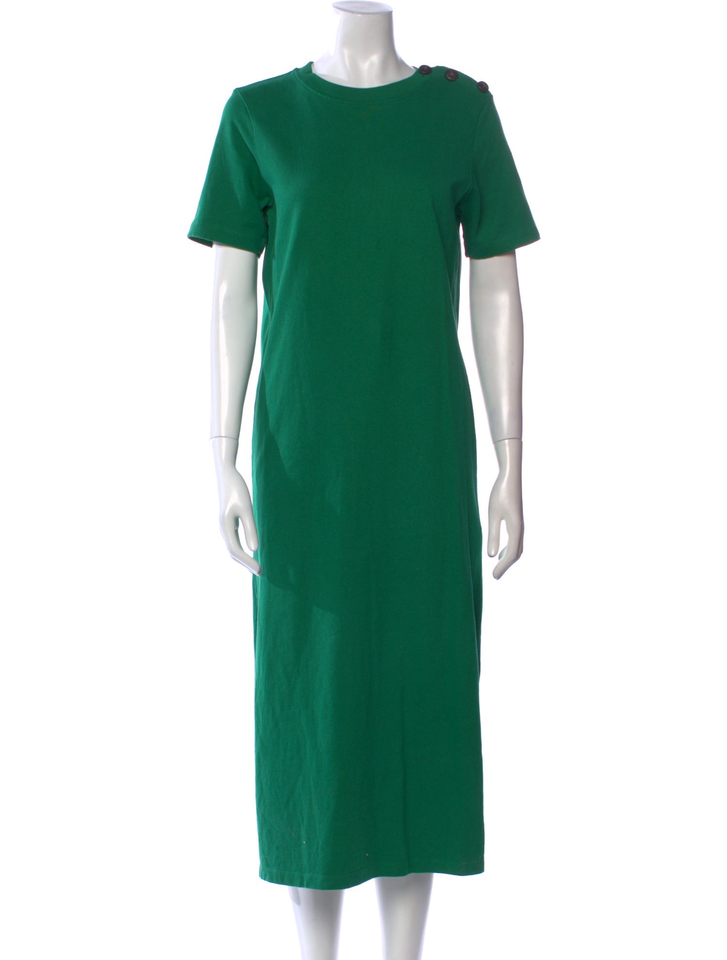 Sézane Crew Neck Midi Length Dress