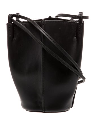 Sézane Leather Bucket Bag