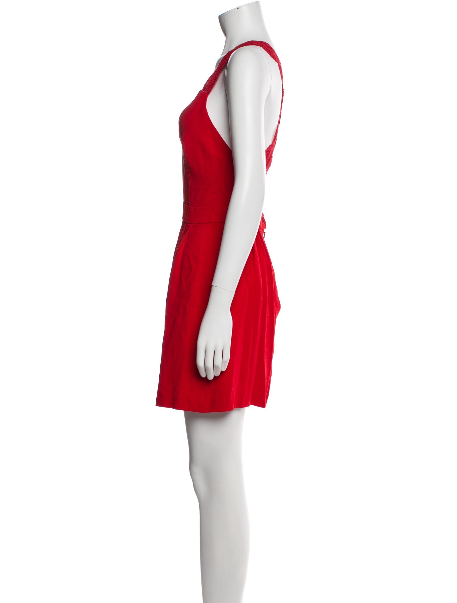 Sézane V-Neck Mini Dress