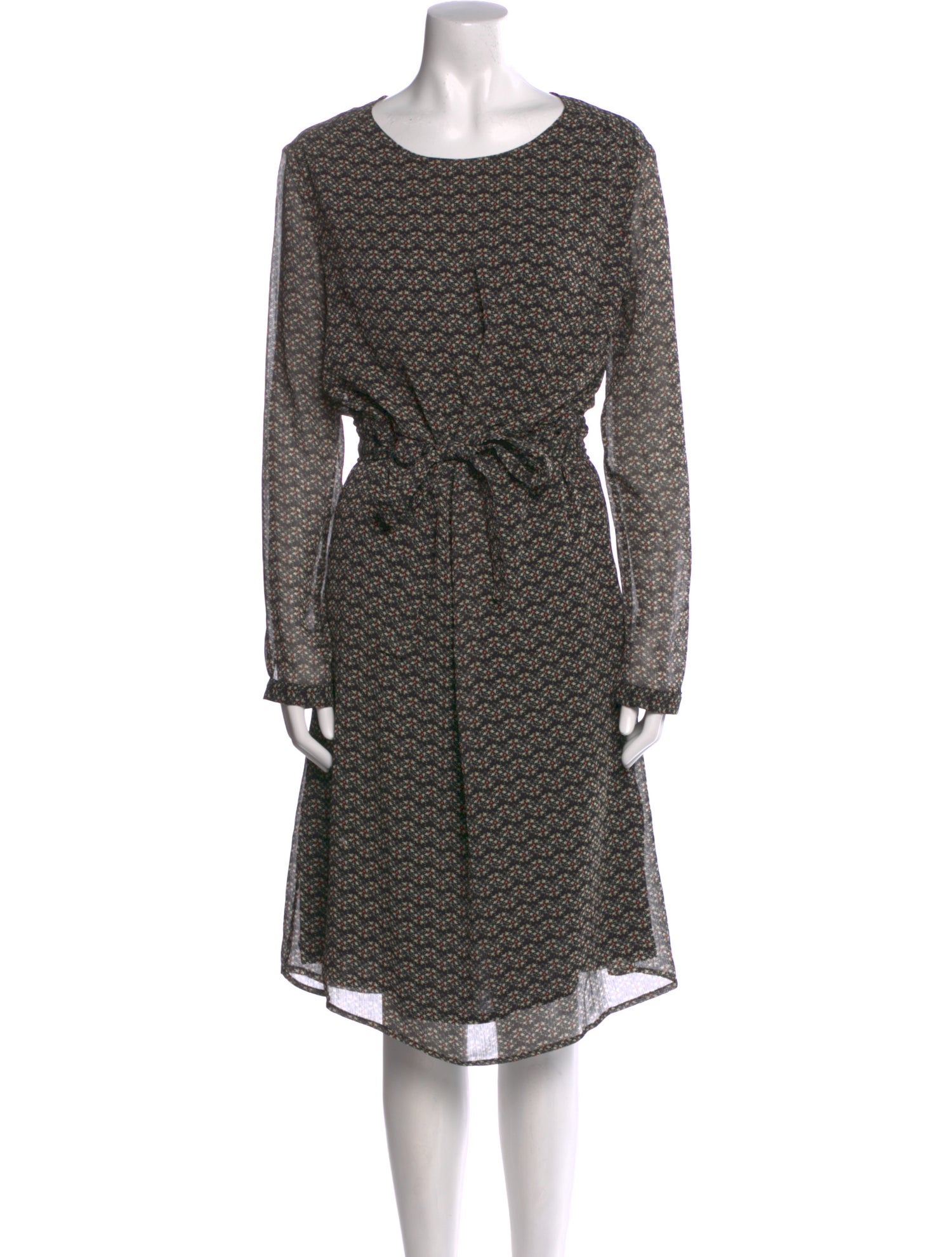 Sézane Printed Midi Length Dress