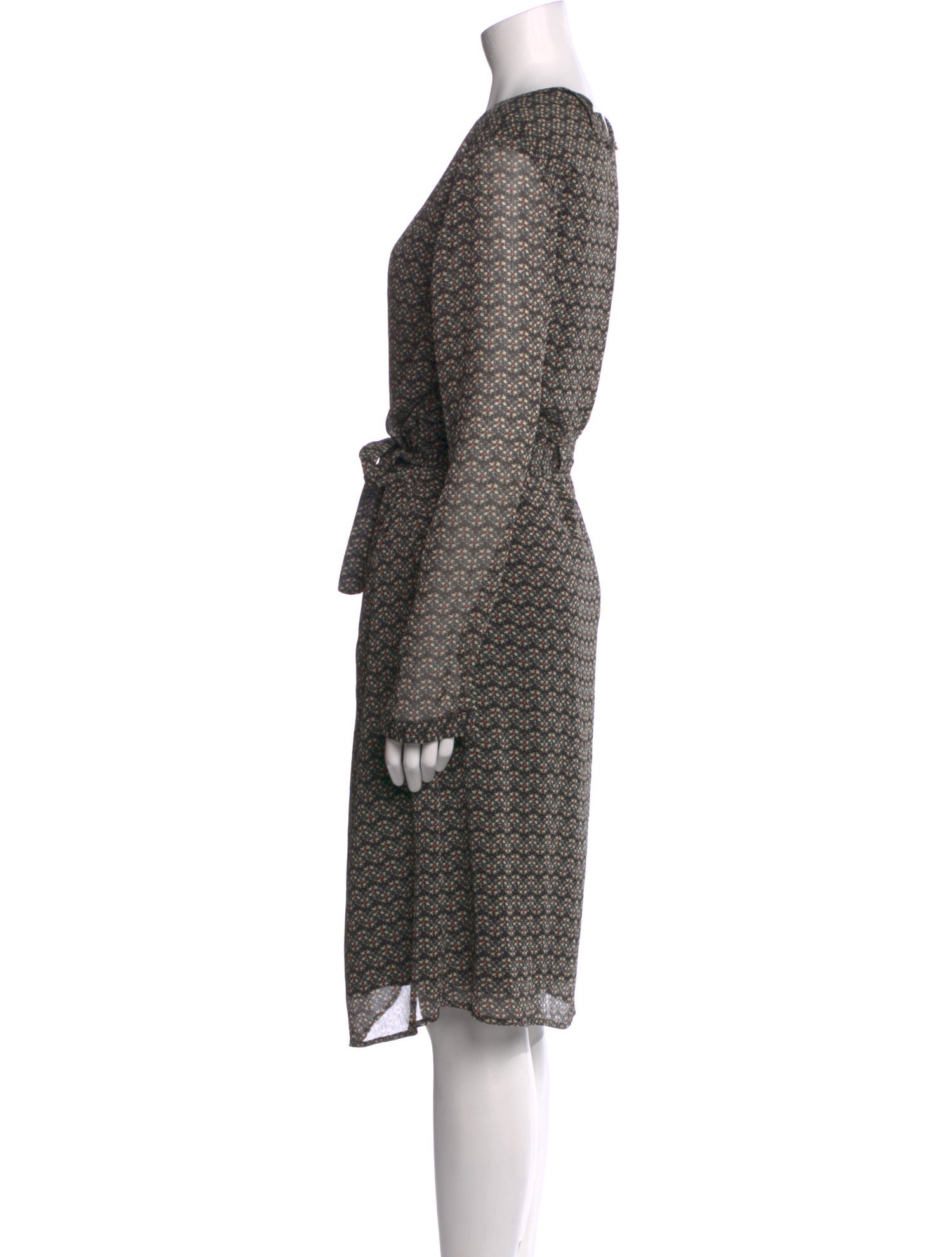 Sézane Printed Midi Length Dress