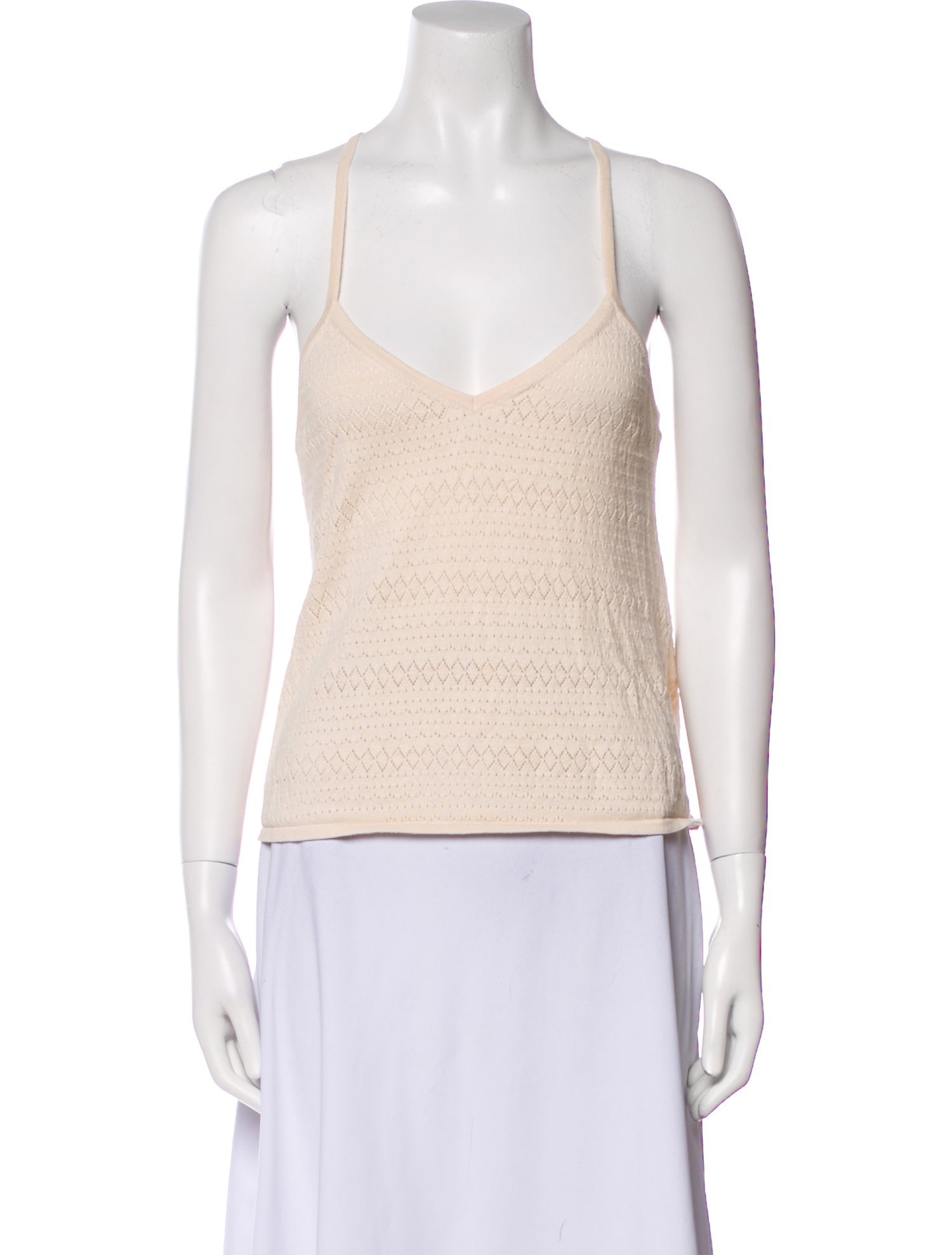 Sézane V-Neck Sleeveless Top