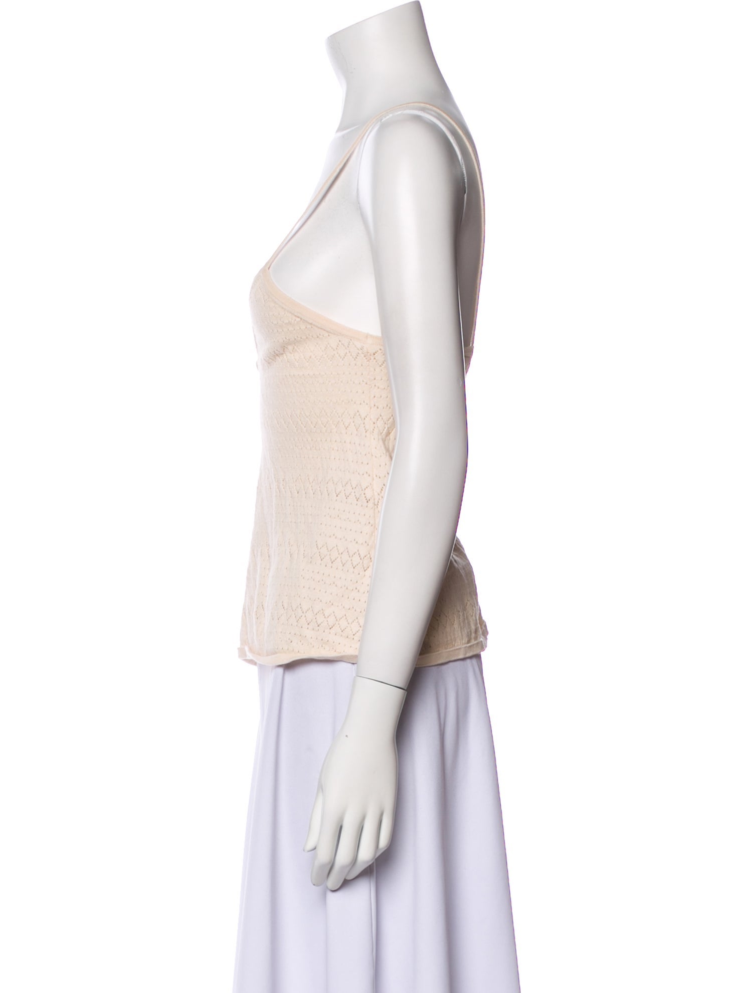 Sézane V-Neck Sleeveless Top