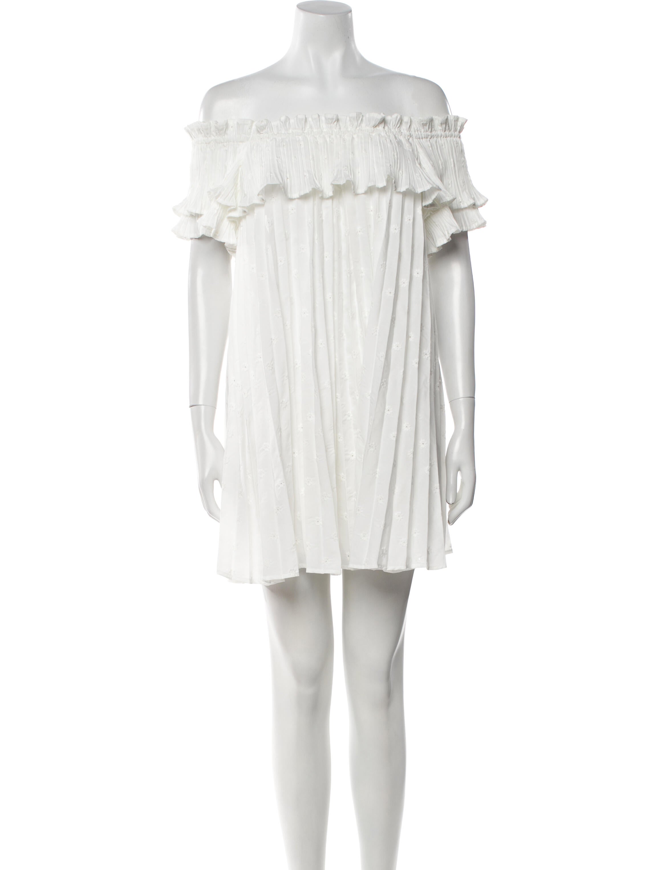 Sézane Off-The-Shoulder Mini Dress w/ Tags