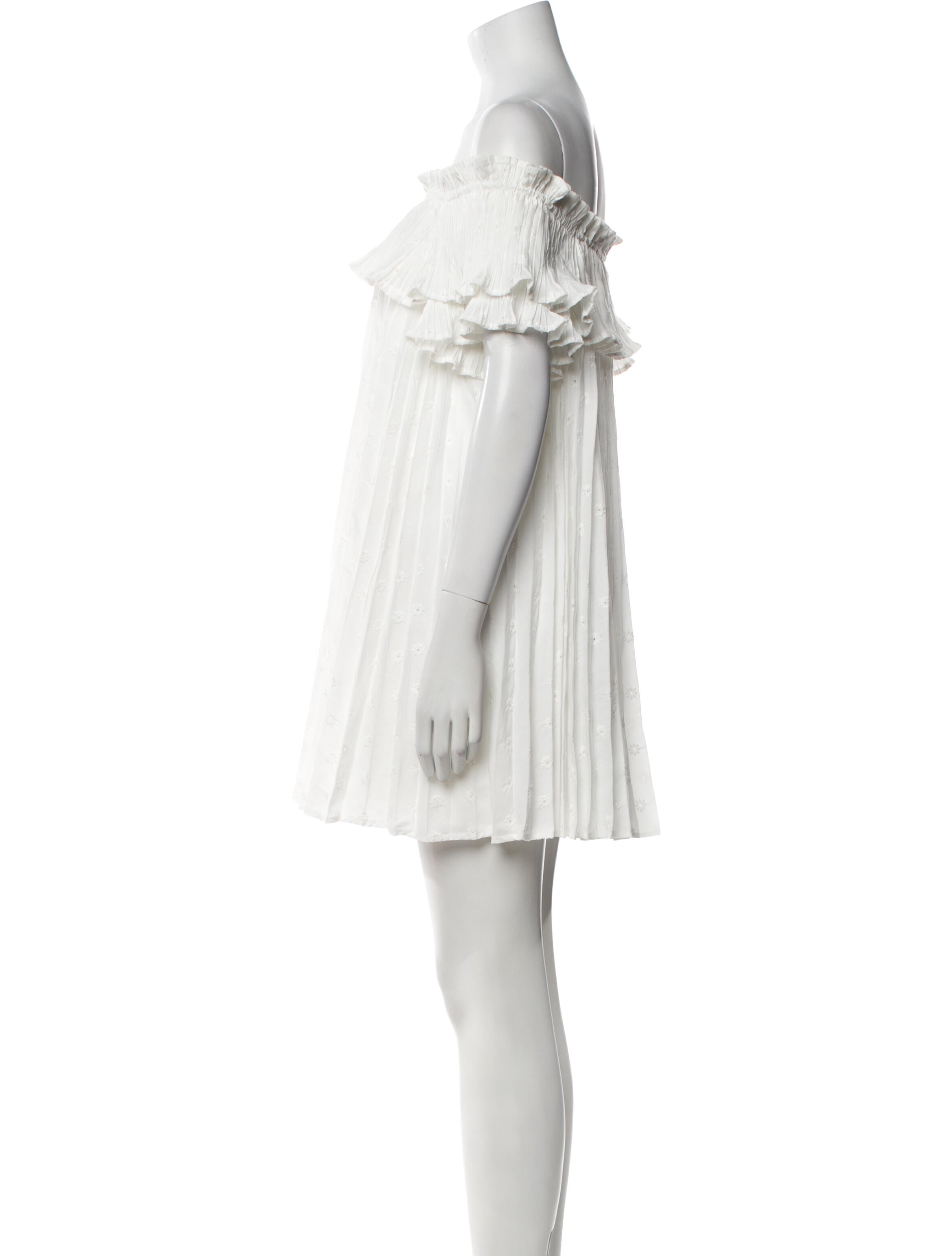 Sézane Off-The-Shoulder Mini Dress w/ Tags