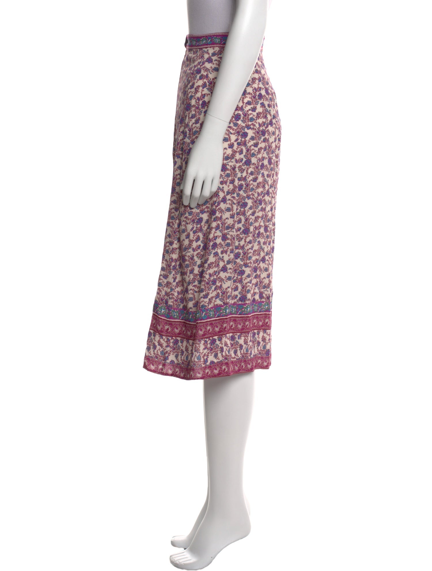 Sézane Floral Print Knee-Length Skirt w/ Tags