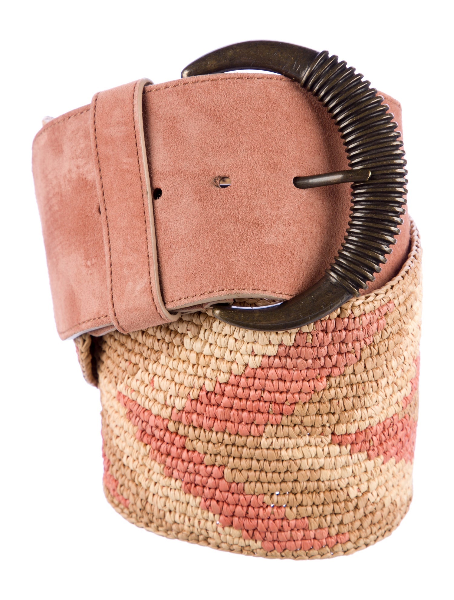 Sézane Wide Raffia Belt