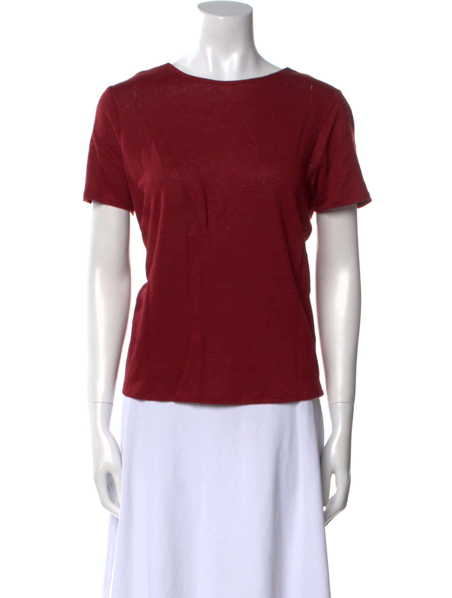 Sézane Linen Bateau Neckline T-Shirt w/ Tags