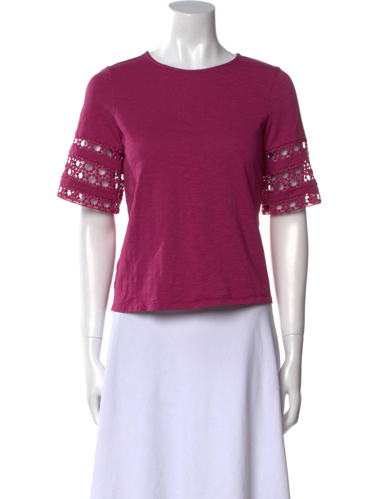 Sézane Crew Neck Short Sleeve T-Shirt