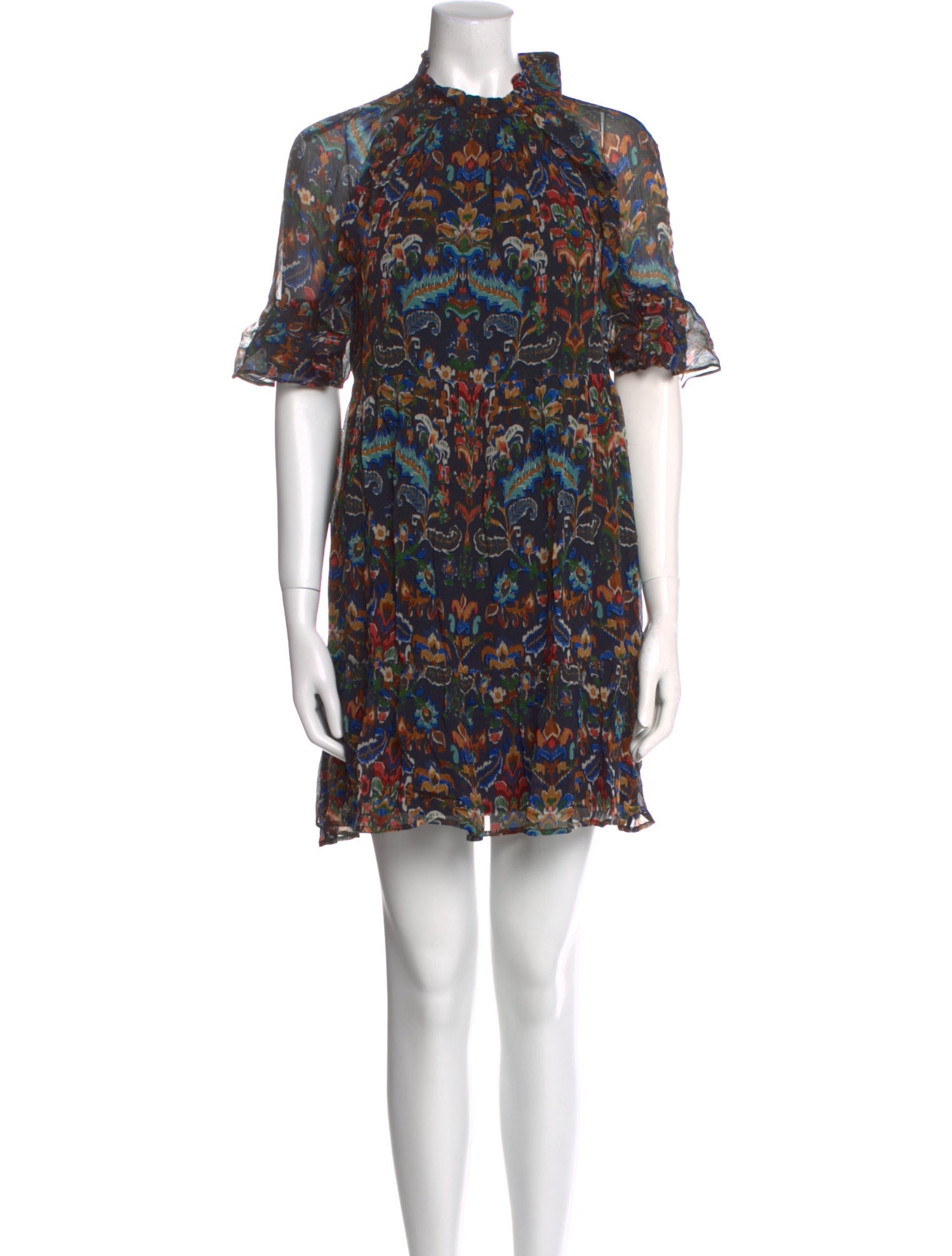 Sézane Floral Print Mini Dress w/ Tags