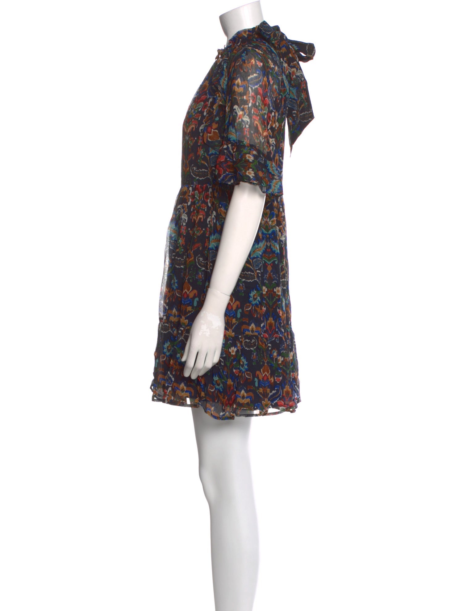 Sézane Floral Print Mini Dress w/ Tags
