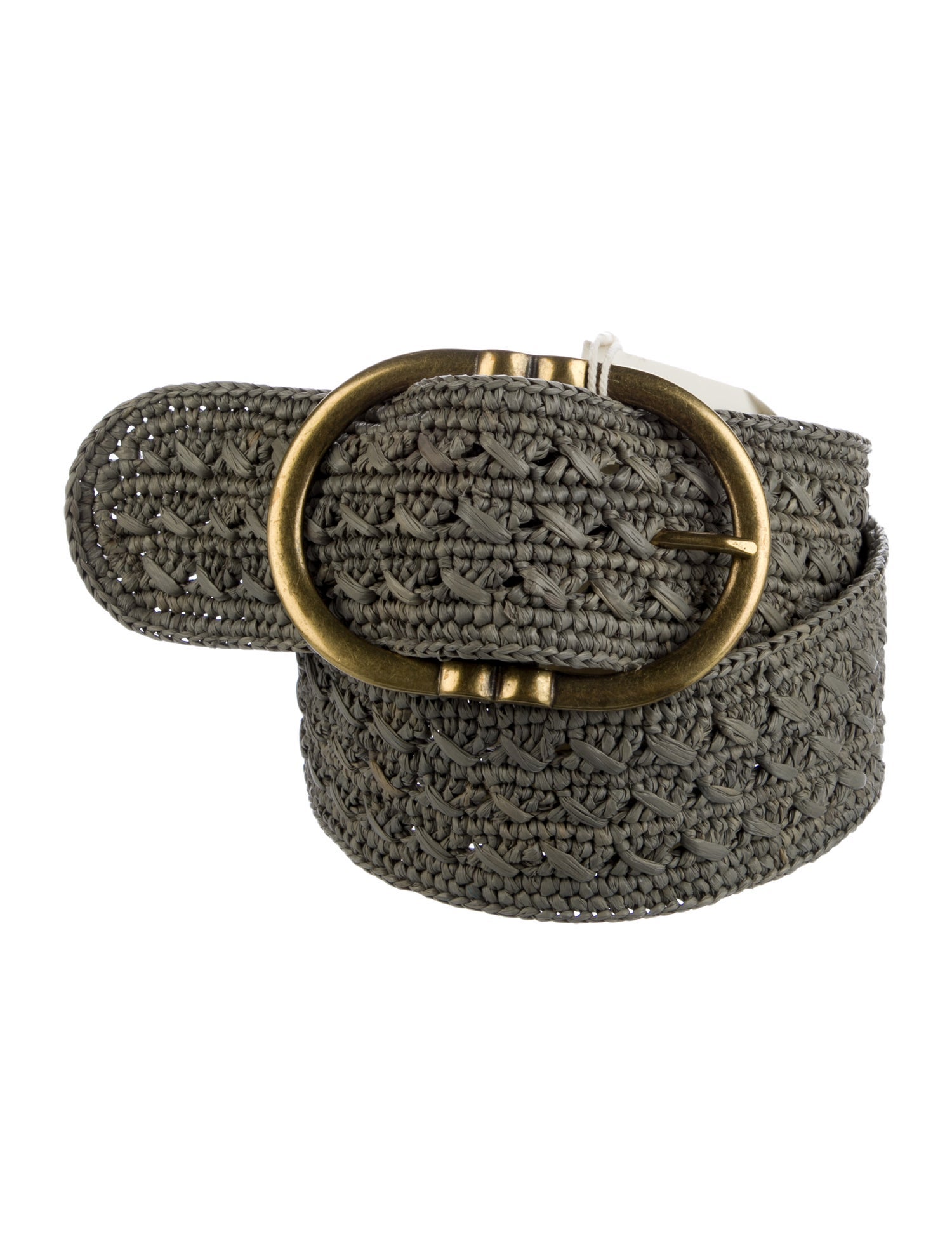 Sézane Wide Raffia Belt w/ Tags
