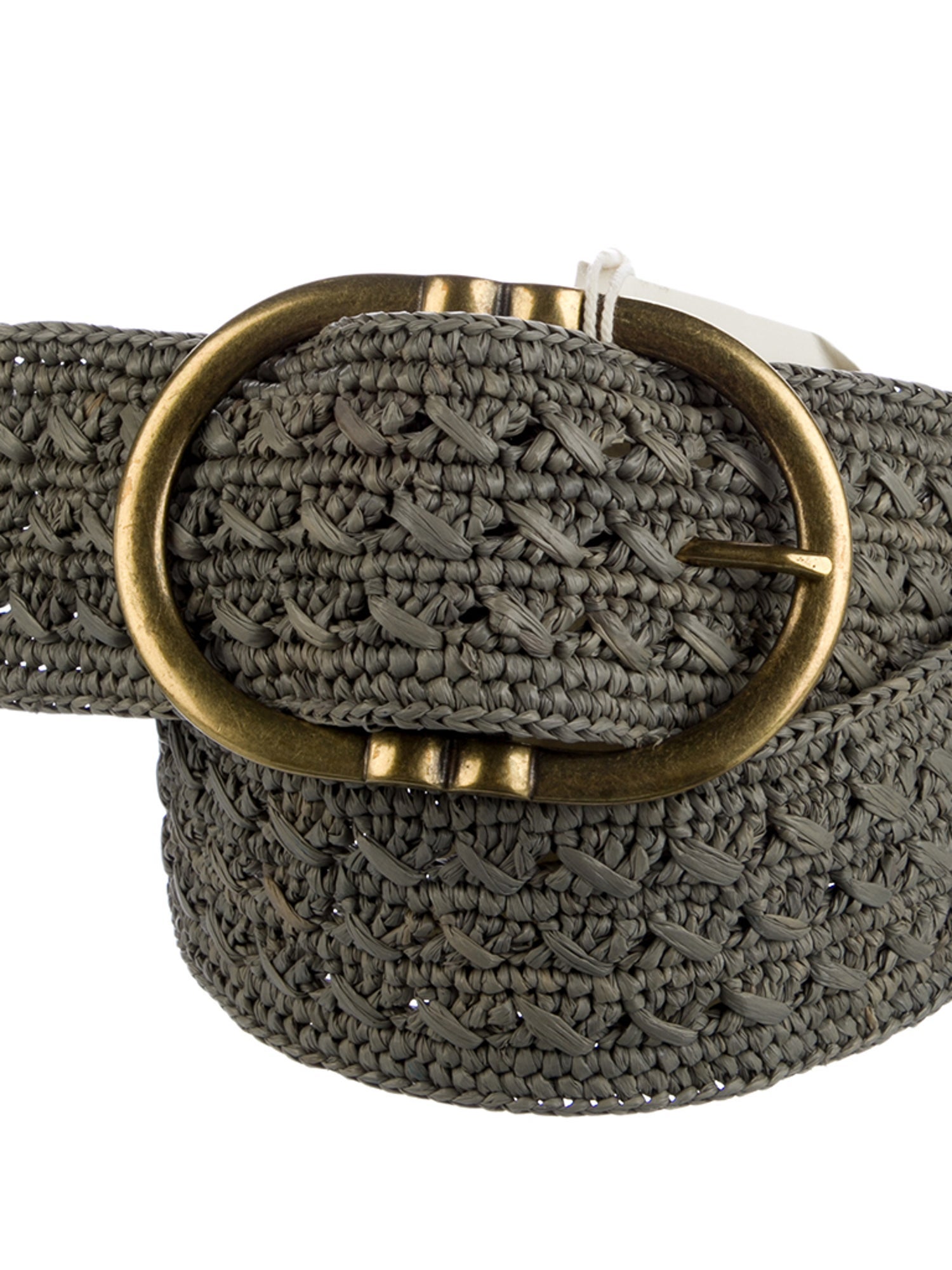 Sézane Wide Raffia Belt w/ Tags