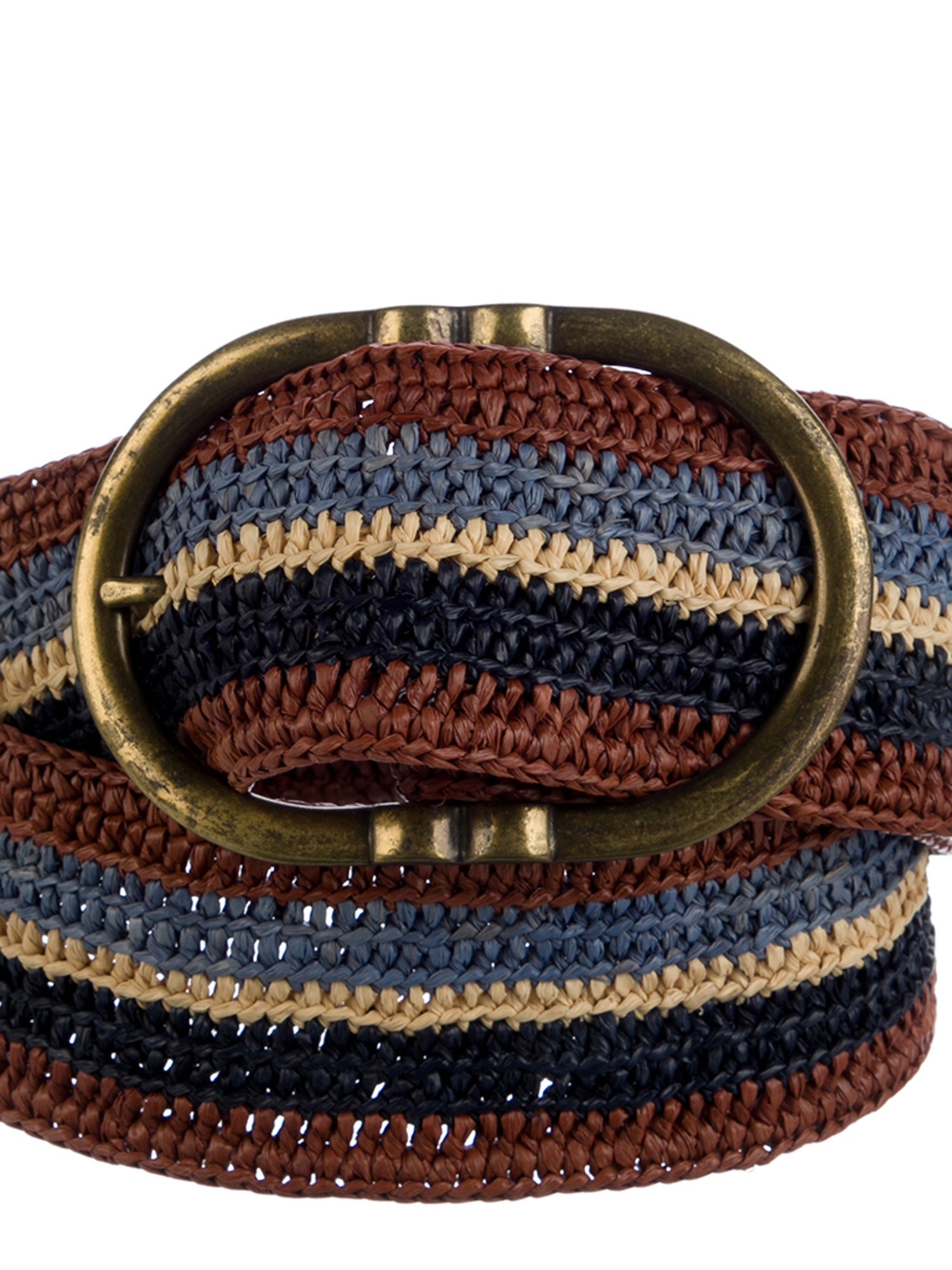 Sézane Wide Raffia Waist Belt