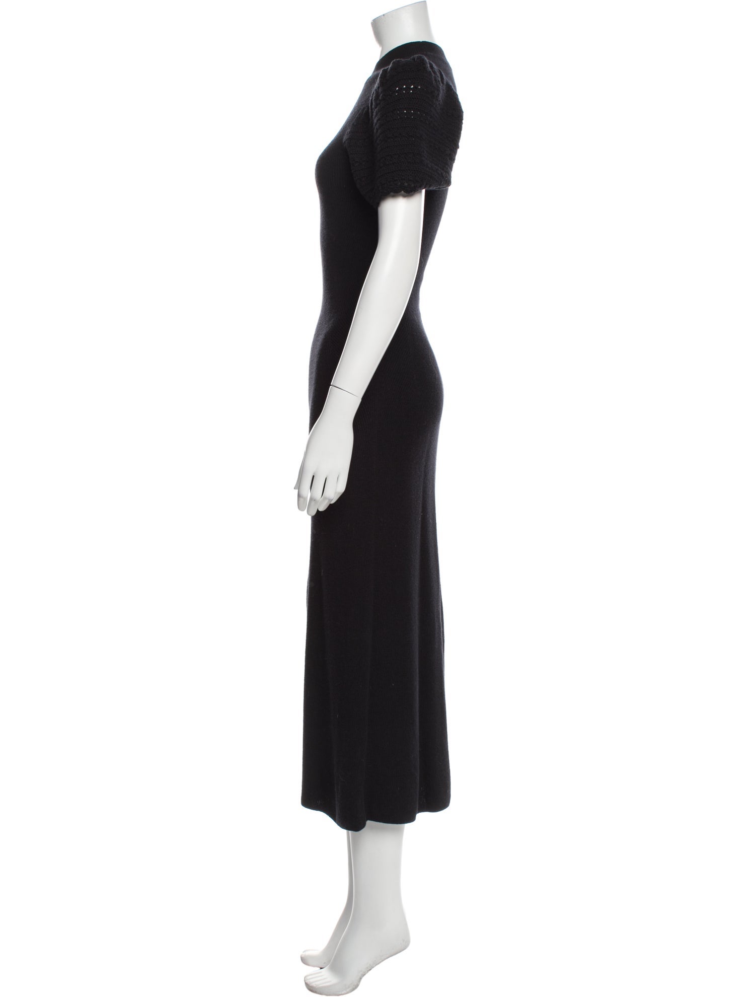 Sézane Mock Neck Long Dress