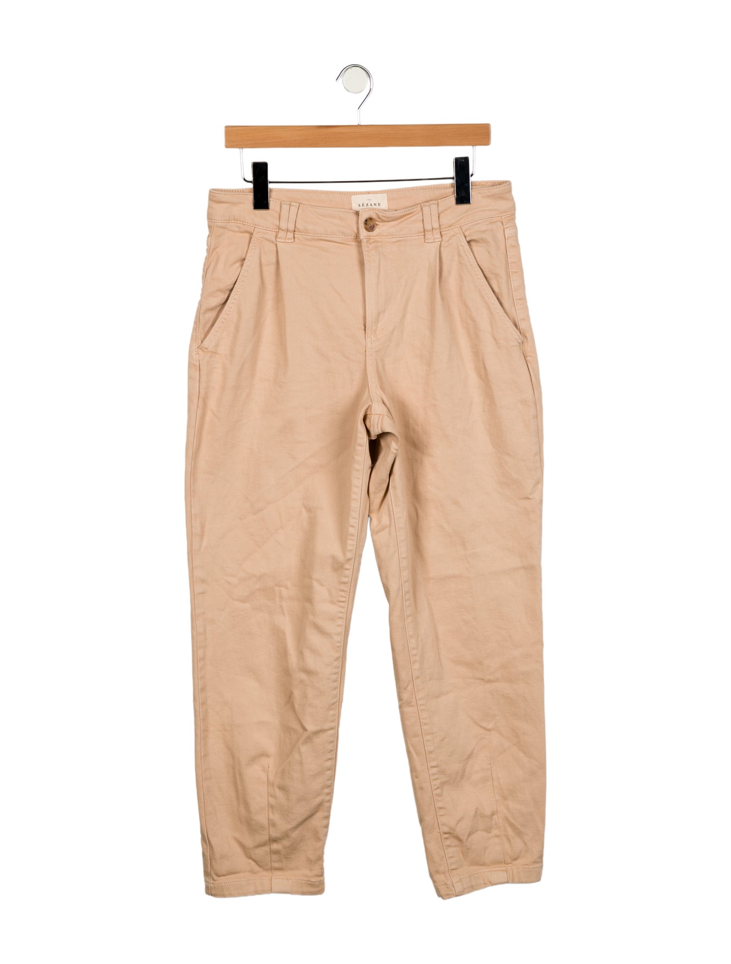 Sézane Mid-Rise Straight Leg Jeans