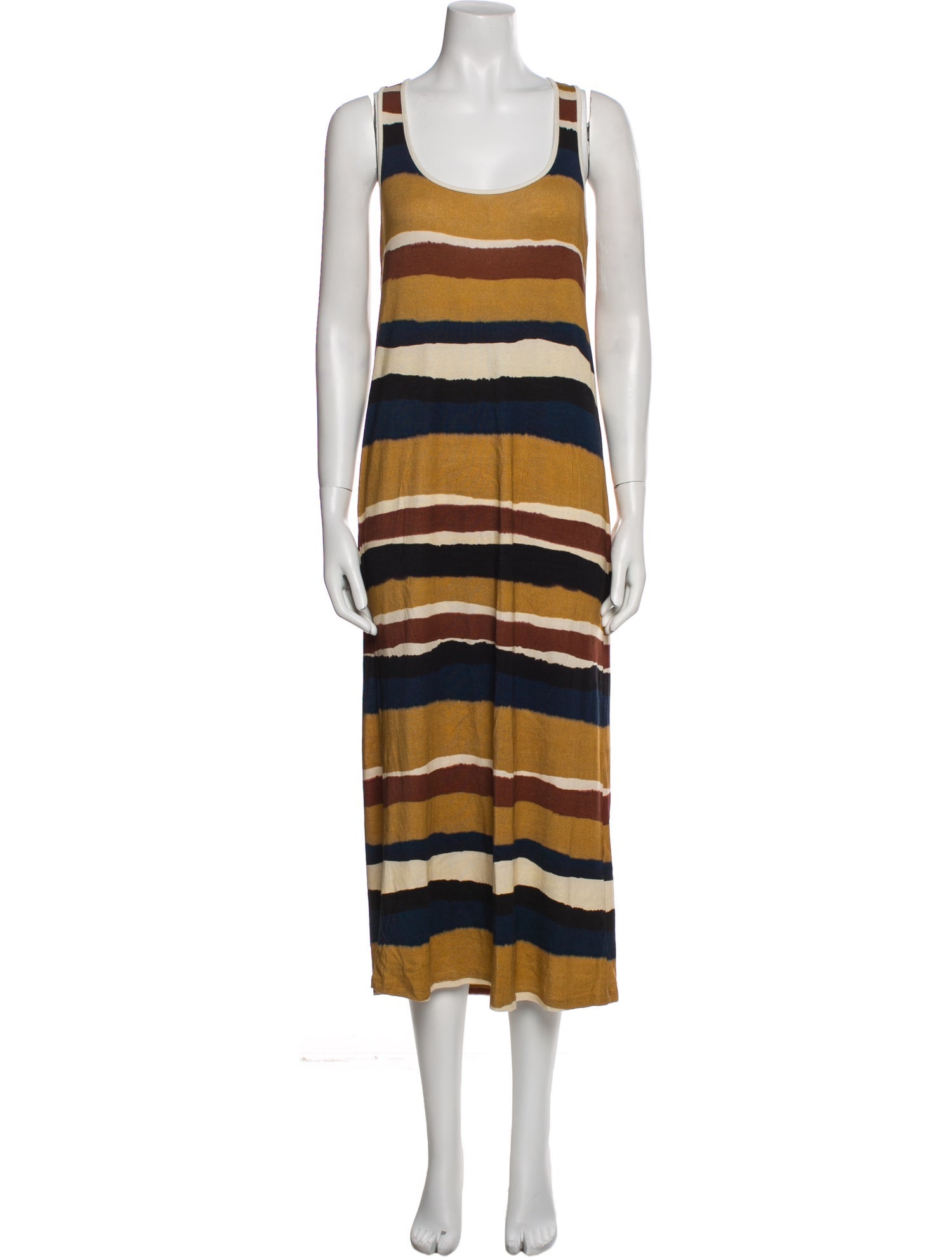Sézane Striped Long Dress