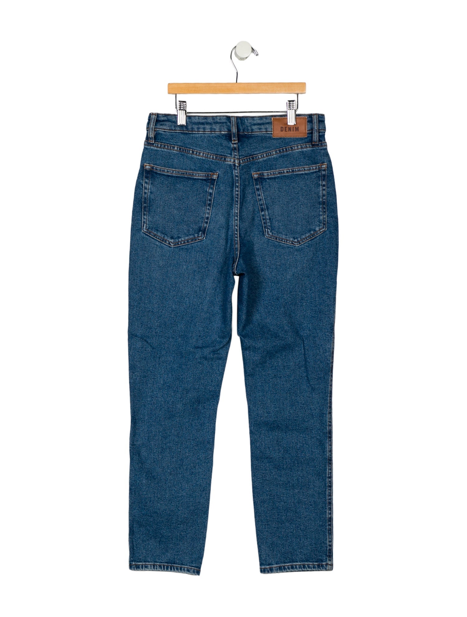 Sézane High-Rise Straight Leg Jeans