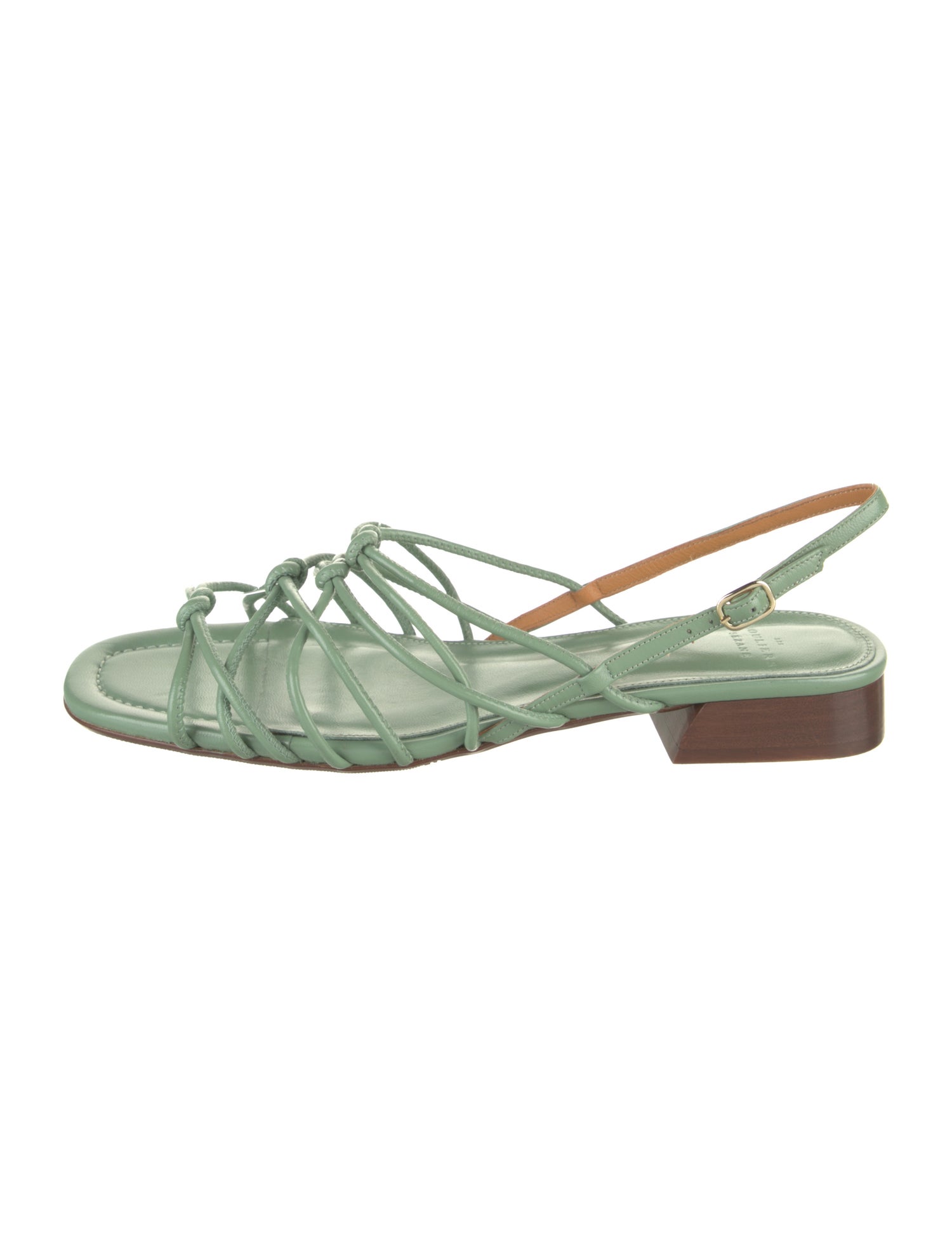 Sézane Leather Slingback Sandals