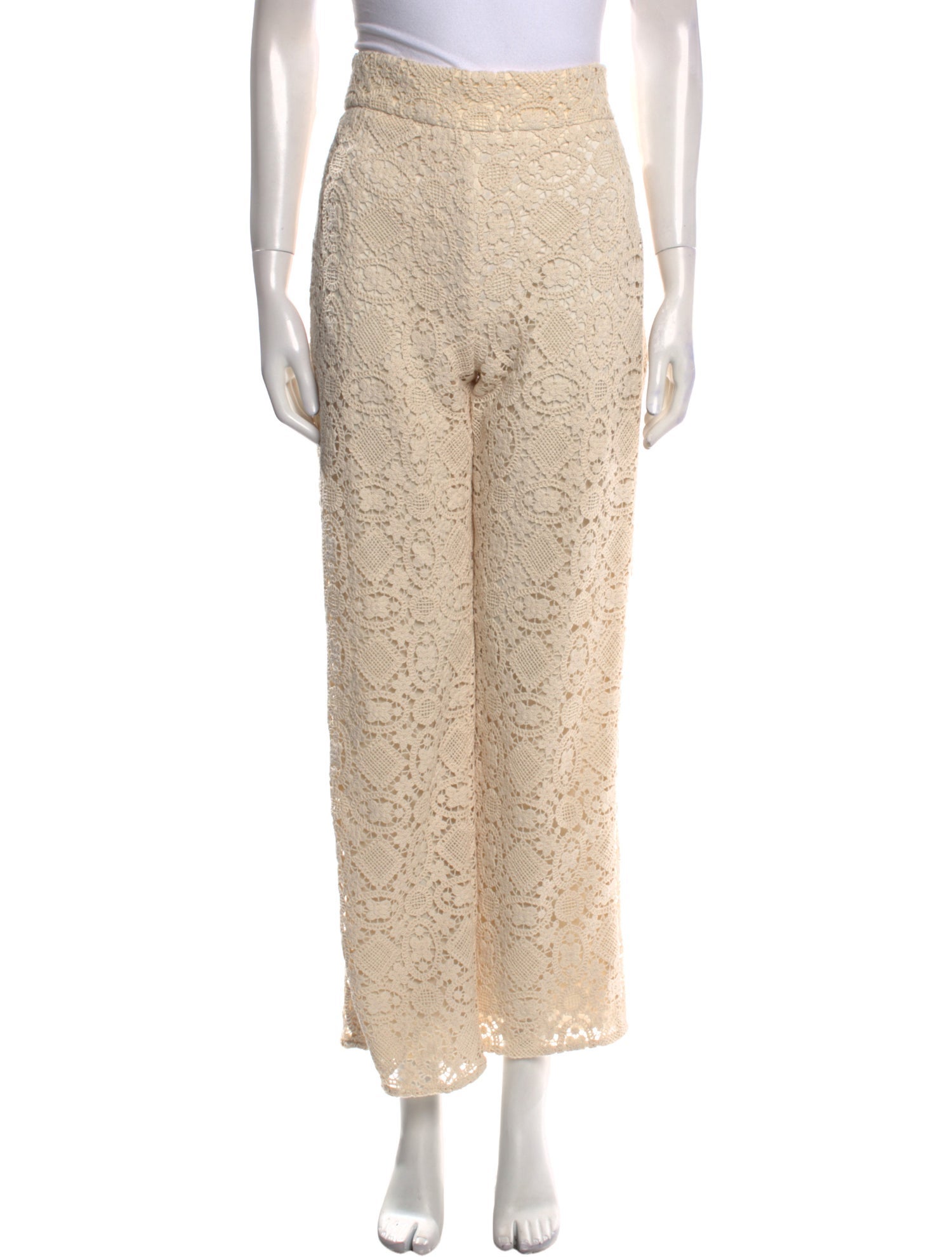 Sézane Patterned Wide Leg Pants