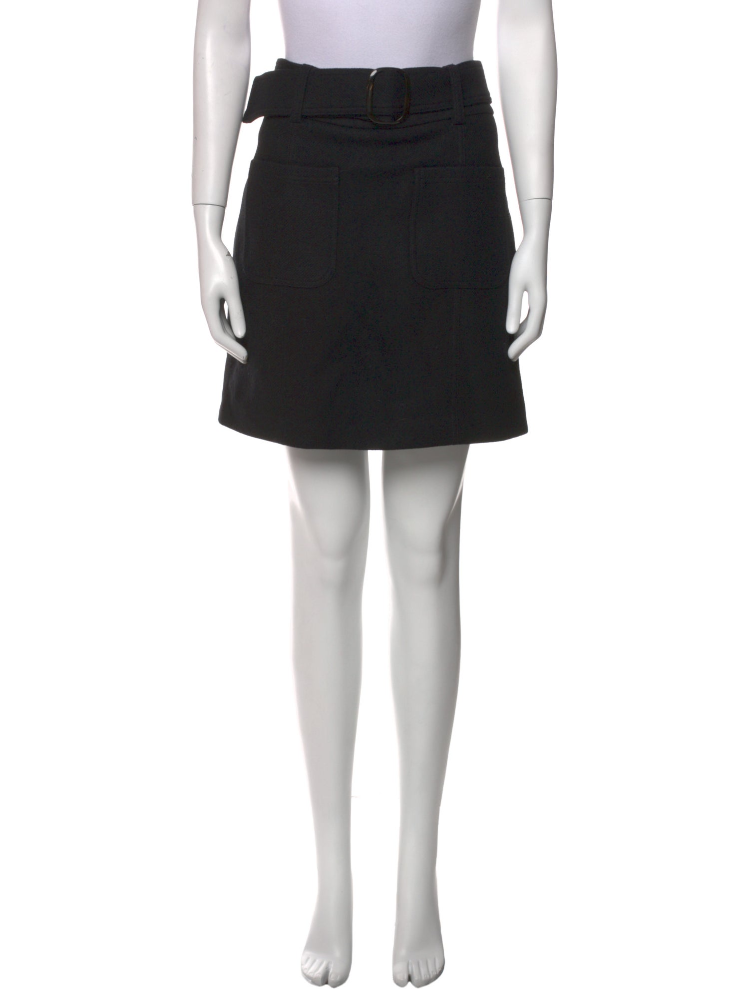 Sézane Wool Mini Skirt