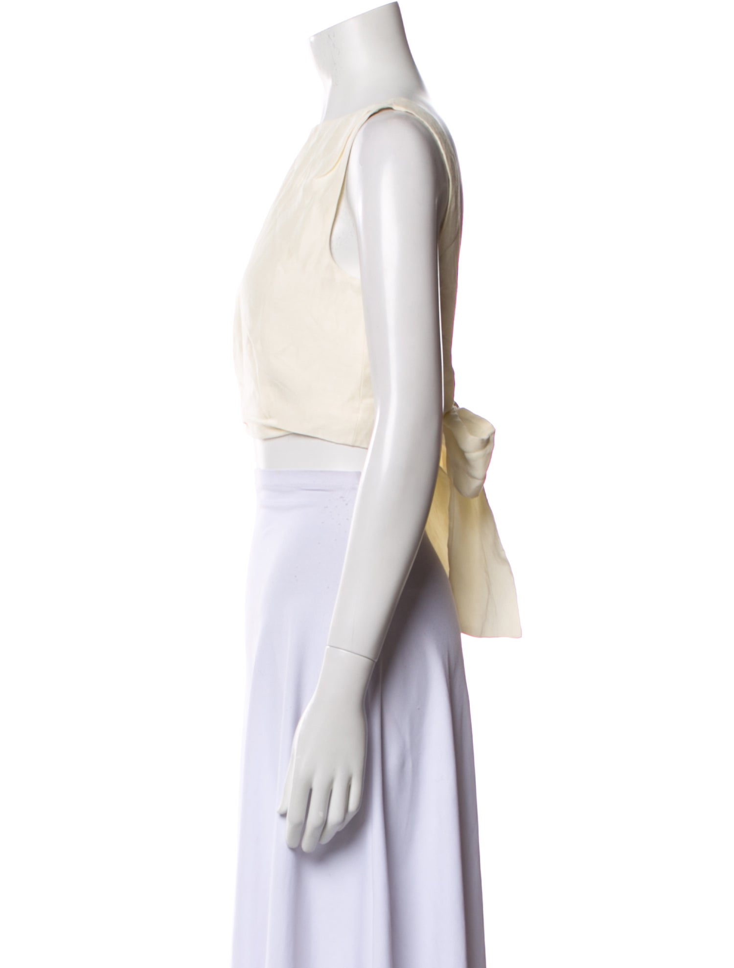 Sézane Bateau Neckline Sleeveless Crop Top w/ Tags