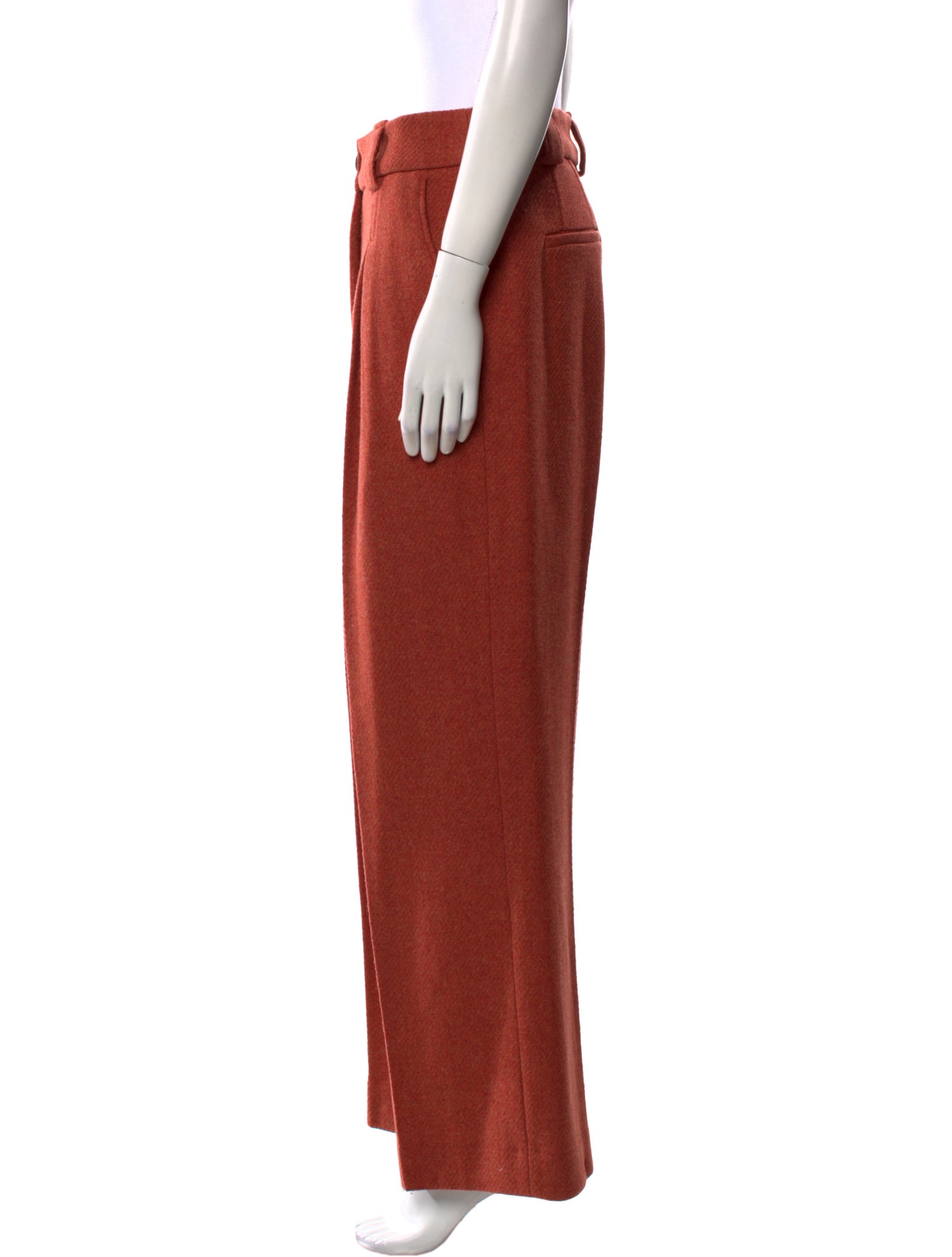 Sézane Wool Wide Leg Pants